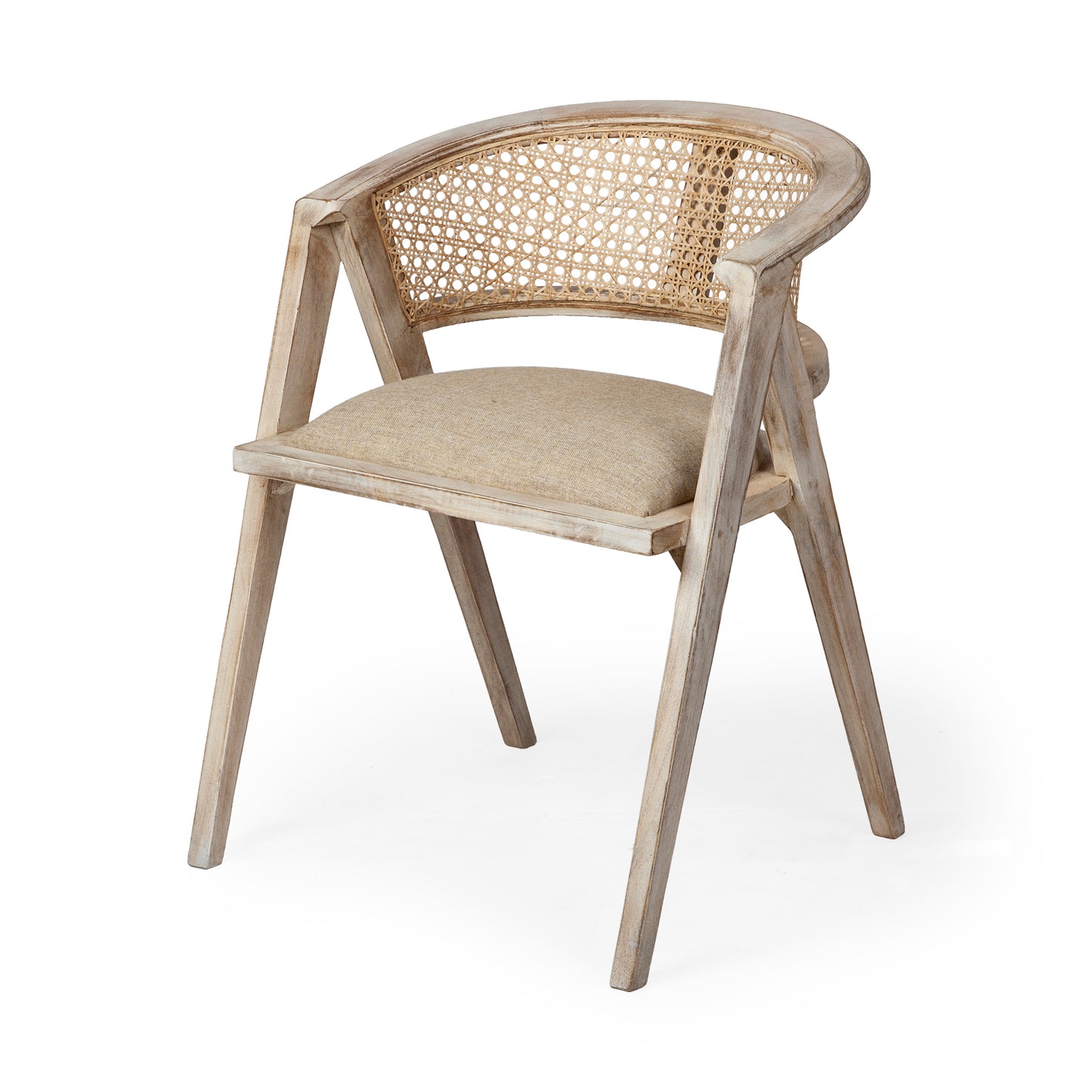 Coastal Haven Cane Desk Chair