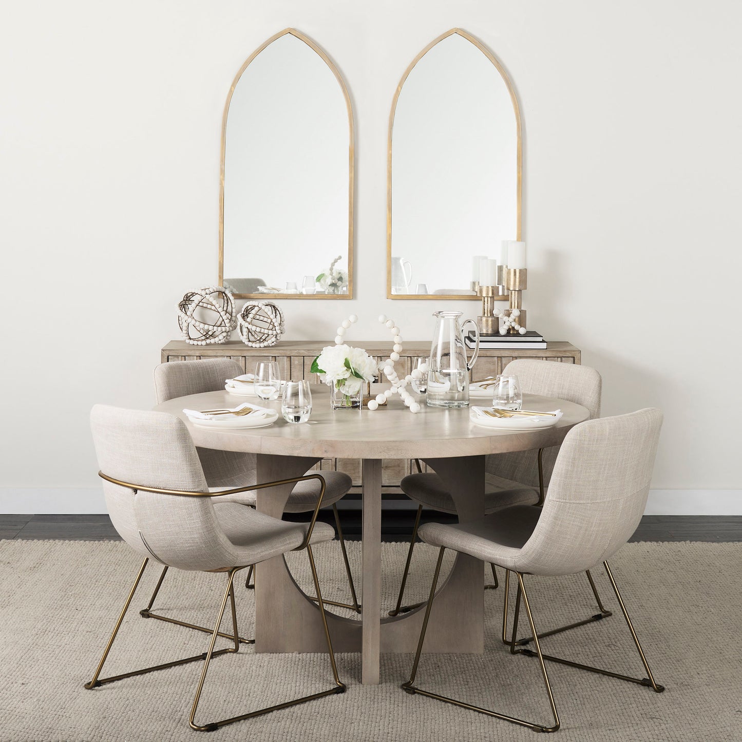 Coastal Harmony Round Dining Table