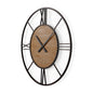 Elegant Roman Numeral Wall Clock with Open Design