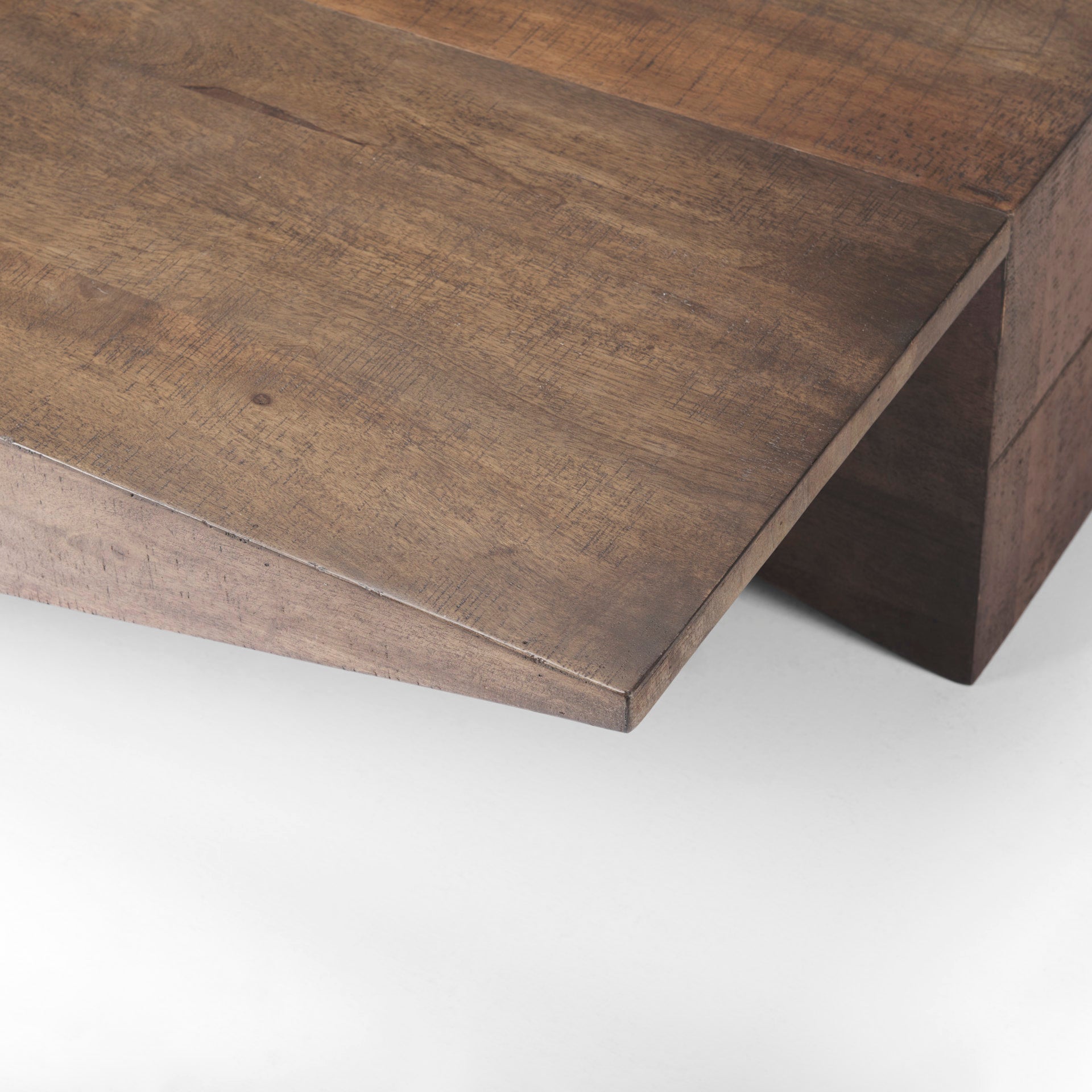 Angular Mango Wood Coffee Table 