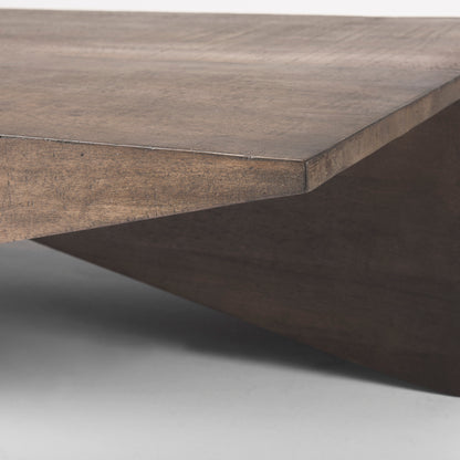 Angular Mango Wood Coffee Table 