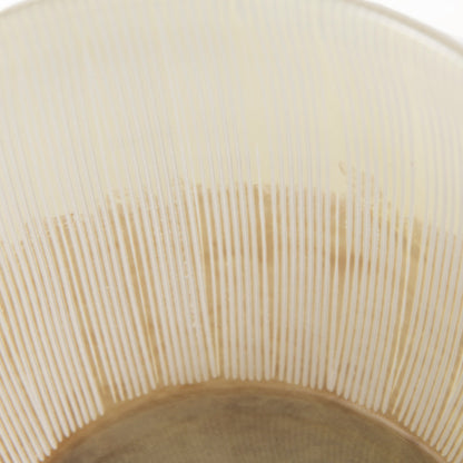 AGNETHA Gold/Cream Ombre Glass Vase